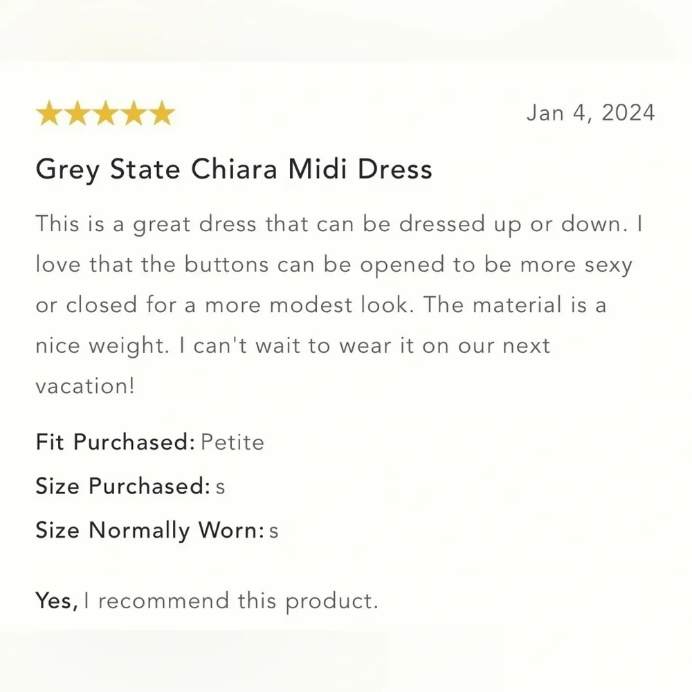 NWT Size 1X - Grey State Chiara Midi Dress - Picture 10 of 16